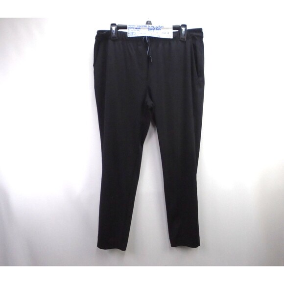 lululemon athletica Pants - Lululemon Women Size 12 (32x28) Black On The Fly Woven Jogger Pants Multi-Pocket